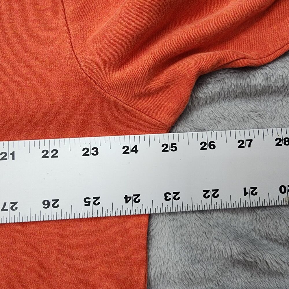 Polo Ralph Lauren Mens Long Sleeve Orange Shirt Size L 100% Cotton Pony Logo - Picture 8 of 9